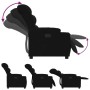 Sillón reclinable de tela negro de , Sillones - Ref: Foro24-374149, Precio: 206,38 €, Descuento: %