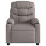 Sillón reclinable de tela gris taupe by , Armchairs - Ref: Foro24-374154, Price: 201,85 €, Discount: %