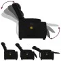 Sillón de masaje reclinable cuero sintético negro de , Sillones - Ref: Foro24-374123, Precio: 234,35 €, Descuento: %
