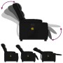 Sillón de masaje reclinable cuero sintético negro de , Sillones - Ref: Foro24-374123, Precio: 239,19 €, Descuento: %
