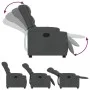 Sillón reclinable de tela gris oscuro de , Sillones - Ref: Foro24-374128, Precio: 236,64 €, Descuento: %