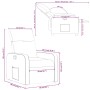 Sillón reclinable de cuero sintético color capuchino de , Sillones - Ref: Foro24-374189, Precio: 199,14 €, Descuento: %