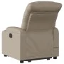 Sillón reclinable masaje pie cuero artificial color capuchino by , Armchairs - Ref: Foro24-3206612, Price: 311,49 €, Discount: %
