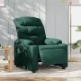 Sillón reclinable eléctrico tela verde oscuro by , Armchairs - Ref: Foro24-3206633, Price: 278,52 €, Discount: %