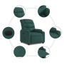 Sillón reclinable eléctrico tela verde oscuro de , Sillones - Ref: Foro24-3206633, Precio: 249,30 €, Descuento: %