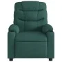 Sillón reclinable eléctrico tela verde oscuro by , Armchairs - Ref: Foro24-3206633, Price: 278,52 €, Discount: %