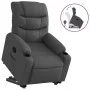 Dunkelgraues Stoff-Sessel mit verstellbarer Rückenlehne und Aufstehhilfe. von , Sessel - Ref: Foro24-3206646, Preis: 304,05 €...