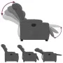 Sillón reclinable elevable de tela gris oscuro de , Sillones - Ref: Foro24-3206646, Precio: 304,05 €, Descuento: %