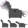 Sillón reclinable elevable de tela gris oscuro de , Sillones - Ref: Foro24-3206646, Precio: 288,40 €, Descuento: %