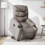 Sillón reclinable elevable tela gris taupe de , Sillones - Ref: Foro24-3206652, Precio: 286,42 €, Descuento: %