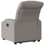 Sillón reclinable elevable tela gris taupe de , Sillones - Ref: Foro24-3206652, Precio: 286,42 €, Descuento: %
