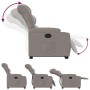 Sillón reclinable elevable tela gris taupe de , Sillones - Ref: Foro24-3206652, Precio: 273,17 €, Descuento: %