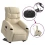 Sillón eléctrico reclinable elevable de tela color crema de , Sillones - Ref: Foro24-3206671, Precio: 375,57 €, Descuento: %