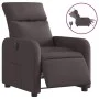 Sillón reclinable eléctrico tela marrón oscuro by , Armchairs - Ref: Foro24-3206686, Price: 222,11 €, Discount: %