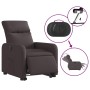 Sillón eléctrico reclinable elevable de tela marrón oscuro de , Sillones - Ref: Foro24-3206722, Precio: 287,54 €, Descuento: %