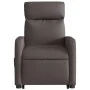 Sillón eléctrico reclinable elevable de tela marrón oscuro de , Sillones - Ref: Foro24-3206722, Precio: 305,39 €, Descuento: %