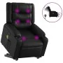 Sillón de masaje elevable eléctrico cuero sintético negro by , Armchairs - Ref: Foro24-3206563, Price: 369,78 €, Discount: %