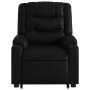 Sillón de masaje elevable eléctrico cuero sintético negro by , Armchairs - Ref: Foro24-3206563, Price: 369,78 €, Discount: %