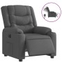 Sillón reclinable eléctrico de tela gris oscuro de , Sillones - Ref: Foro24-3206568, Precio: 286,02 €, Descuento: %