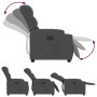 Sillón reclinable eléctrico de tela gris oscuro de , Sillones - Ref: Foro24-3206568, Precio: 286,02 €, Descuento: %