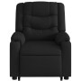 Sillón reclinable elevable tela negro de , Sillones - Ref: Foro24-3206575, Precio: 285,98 €, Descuento: %