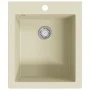 Granite kitchen sink with one beige basin by vidaXL, Sinks - Ref: Foro24-144850, Price: 161,79 €, Discount: %
