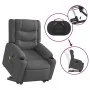 Silla de masaje reclinable de pie de tela gris oscuro de , Sillones - Ref: Foro24-3206577, Precio: 407,29 €, Descuento: %
