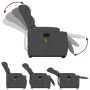 Silla de masaje reclinable de pie de tela gris oscuro de , Sillones - Ref: Foro24-3206577, Precio: 373,65 €, Descuento: %