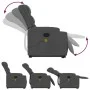 Silla de masaje reclinable de pie de tela gris oscuro de , Sillones - Ref: Foro24-3206577, Precio: 407,29 €, Descuento: %