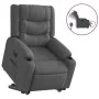 Sillón eléctrico reclinable elevable de tela gris oscuro de , Sillones - Ref: Foro24-3206580, Precio: 369,34 €, Descuento: %