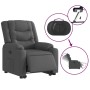 Sillón eléctrico reclinable elevable de tela gris oscuro de , Sillones - Ref: Foro24-3206580, Precio: 351,81 €, Descuento: %