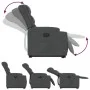Sillón eléctrico reclinable elevable de tela gris oscuro de , Sillones - Ref: Foro24-3206580, Precio: 369,34 €, Descuento: %