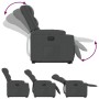 Sillón eléctrico reclinable elevable de tela gris oscuro de , Sillones - Ref: Foro24-3206580, Precio: 351,81 €, Descuento: %