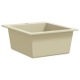 Fregadero de cocina de granito con un seno beige de vidaXL, Fregaderos - Ref: Foro24-144850, Precio: 168,38 €, Descuento: %