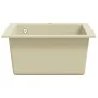 Granite kitchen sink with one beige basin by vidaXL, Sinks - Ref: Foro24-144850, Price: 161,79 €, Discount: %