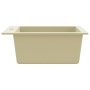Fregadero de cocina de granito con un seno beige de vidaXL, Fregaderos - Ref: Foro24-144850, Precio: 168,38 €, Descuento: %