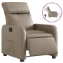 Sillón reclinable eléctrico de cuero sintético color capuchino de , Sillones - Ref: Foro24-3206741, Precio: 240,94 €, Descuen...
