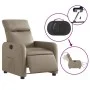 Sillón reclinable eléctrico de cuero sintético color capuchino de , Sillones - Ref: Foro24-3206741, Precio: 249,42 €, Descuen...