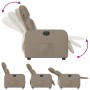 Sillón reclinable eléctrico de cuero sintético color capuchino de , Sillones - Ref: Foro24-3206741, Precio: 240,94 €, Descuen...