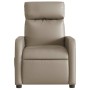 Sillón reclinable eléctrico de cuero sintético color capuchino de , Sillones - Ref: Foro24-3206741, Precio: 240,94 €, Descuen...