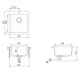Granite kitchen sink with one beige basin by vidaXL, Sinks - Ref: Foro24-144850, Price: 161,79 €, Discount: %