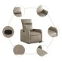 Sillón reclinable elevable cuero artificial color capuchino de , Sillones - Ref: Foro24-3206755, Precio: 283,38 €, Descuento: %