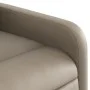 Sillón reclinable elevable cuero artificial color capuchino de , Sillones - Ref: Foro24-3206755, Precio: 283,38 €, Descuento: %