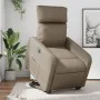 Sillón elevable eléctrico cuero artificial capuchino de , Sillones - Ref: Foro24-3206769, Precio: 335,45 €, Descuento: %