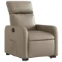 Sillón elevable eléctrico cuero artificial capuchino de , Sillones - Ref: Foro24-3206769, Precio: 335,45 €, Descuento: %