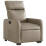 Sillón elevable eléctrico cuero artificial capuchino de , Sillones - Ref: Foro24-3206769, Precio: 308,72 €, Descuento: %