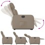 Sillón elevable eléctrico cuero artificial capuchino de , Sillones - Ref: Foro24-3206769, Precio: 308,72 €, Descuento: %