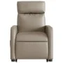 Sillón elevable eléctrico cuero artificial capuchino de , Sillones - Ref: Foro24-3206769, Precio: 335,45 €, Descuento: %