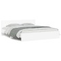Estructura de cama con cabecero blanca 180x200 cm de , Camas y somieres - Ref: Foro24-3207462, Precio: 161,79 €, Descuento: %