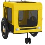 Remolque bicicleta mascotas hierro tela Oxford amarillo negro de , Cochecitos para mascotas - Ref: Foro24-93931, Precio: 81,7...